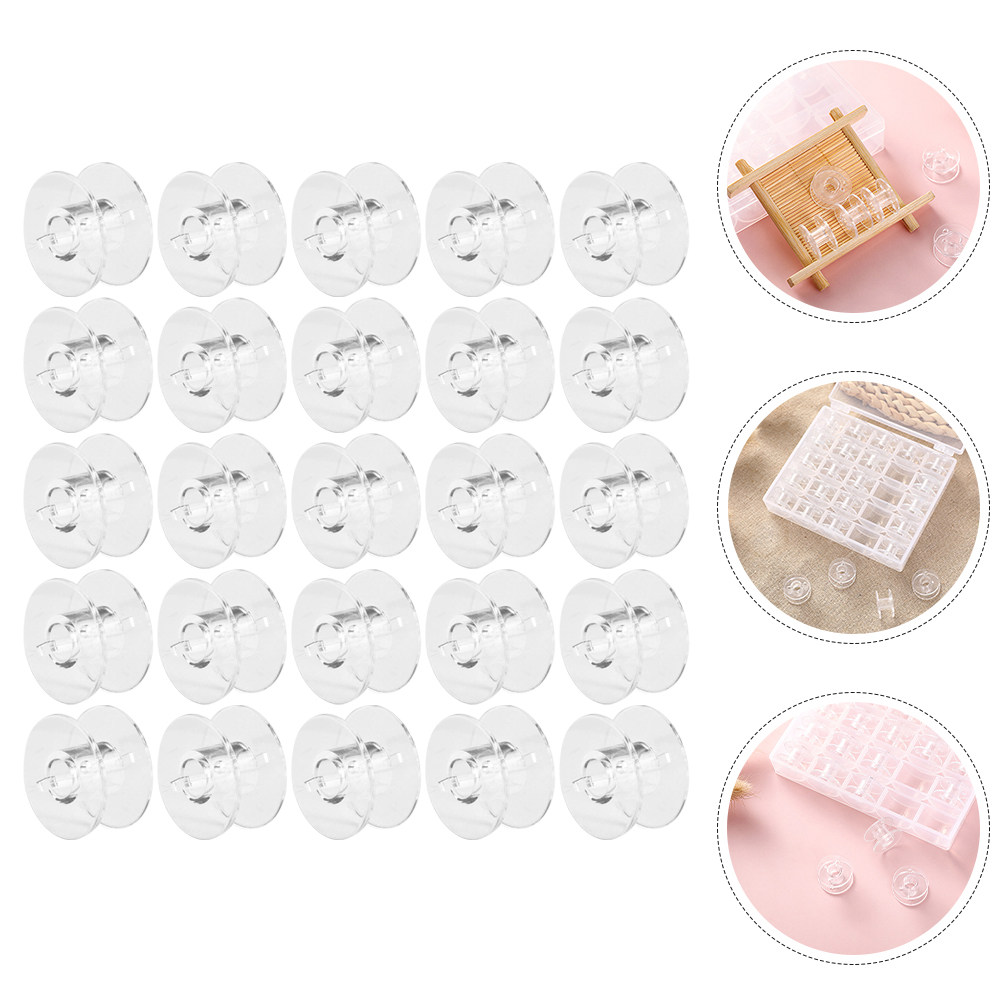 Embroidery Machine - 1Set Transparent Plastic Sewing Machine Bobbins