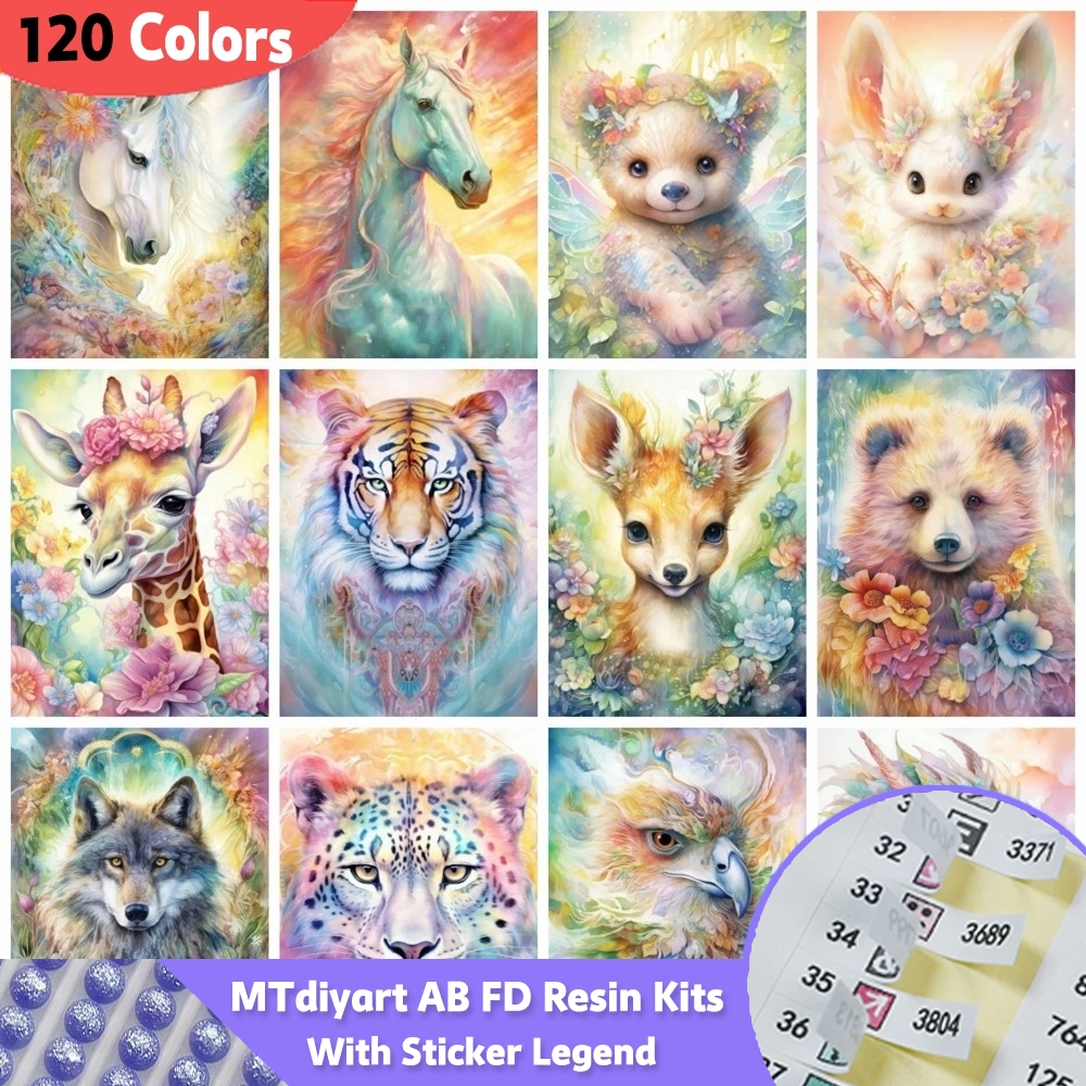 Embroidery Horse - 120 Colors AB Fairy Dust Diy