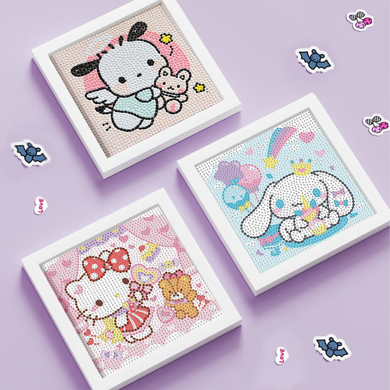 Embroidery Frame - Keeppley&Sanrio Party Crystal Diamond Decorative Painting