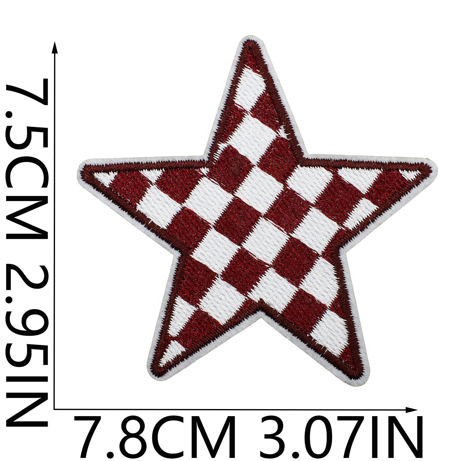 1PCS Red Blue Green Lightning  - Embroidery Design Love ulasan dan harga