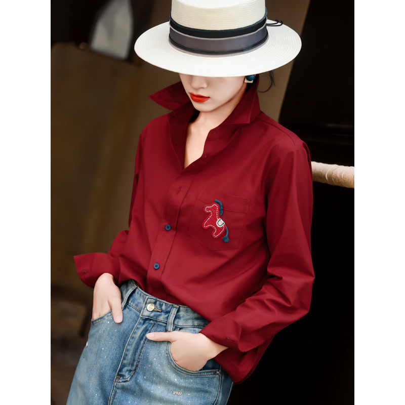 MEXCOCO 2026Spring new stylish - Embroidery Horse ulasan dan harga