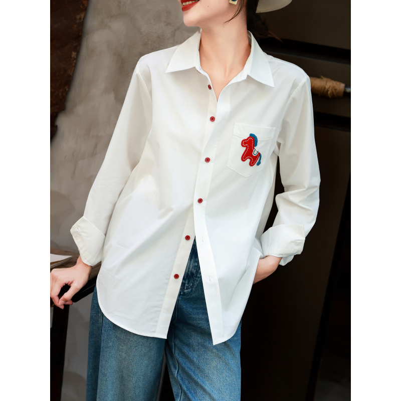 MEXCOCO 2026Spring new stylish - Embroidery Horse ulasan dan harga