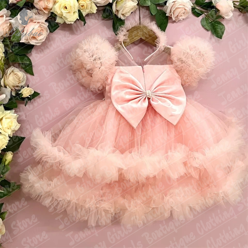 Beautiful Girl Glitter Pearls  - Embroidery Yellow Dress ulasan dan harga