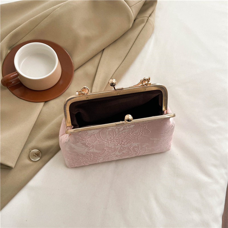 Vintage Classic Lace Bag pearl - Embroidery Frame ulasan dan harga