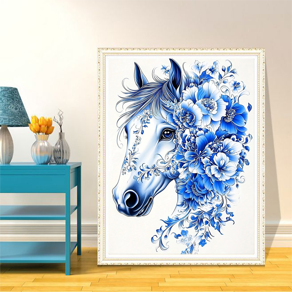 EverShine DIY Diamond Painting - Embroidery Horse ulasan dan harga