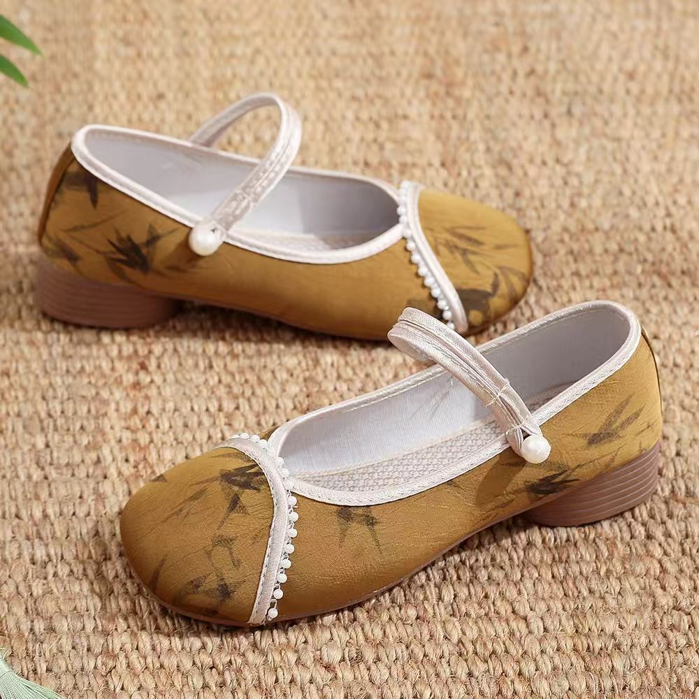 Chinese Style Women Low Heel C - Embroidery Horse ulasan dan harga