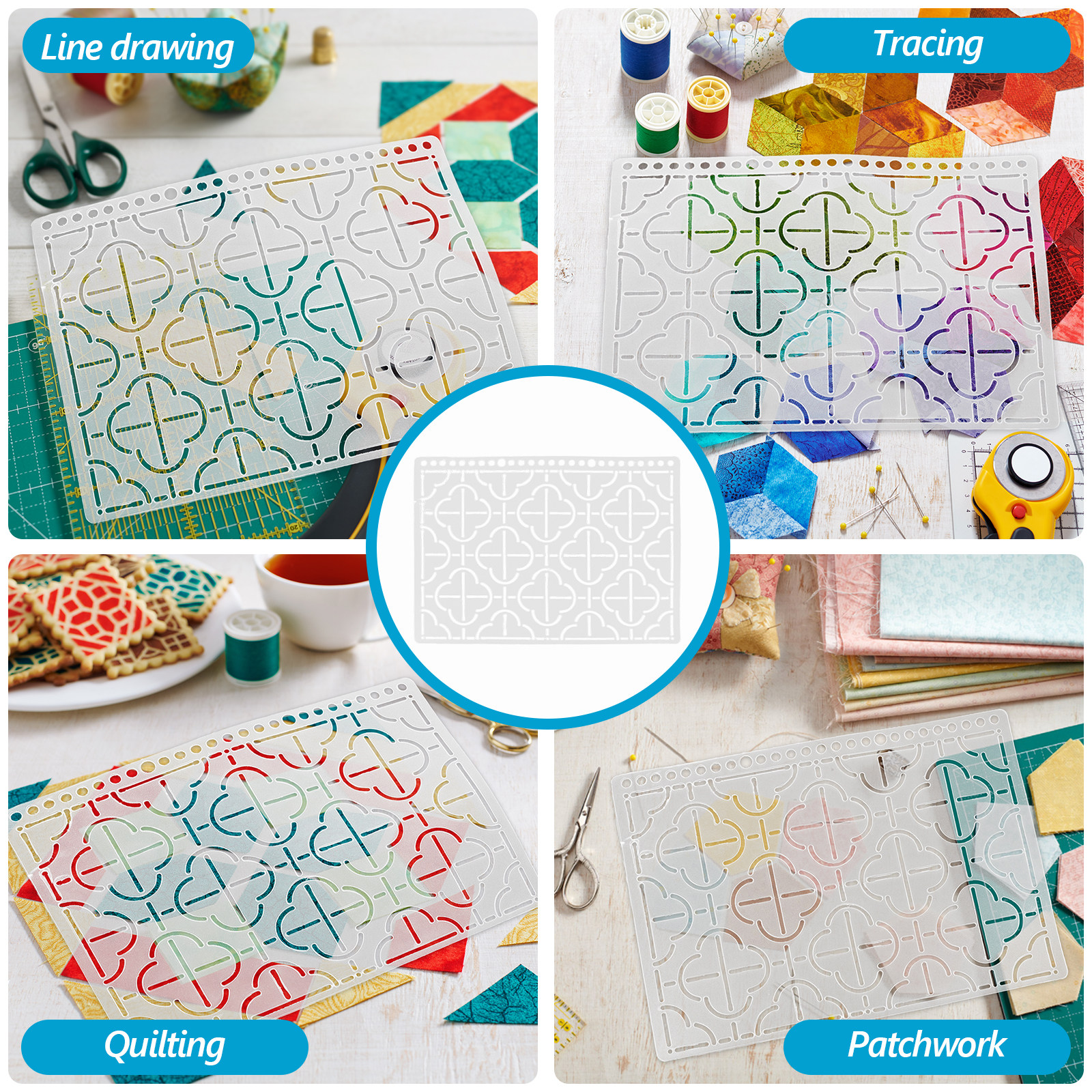 Professional Quilting Template - Embroidery Tools ulasan dan harga