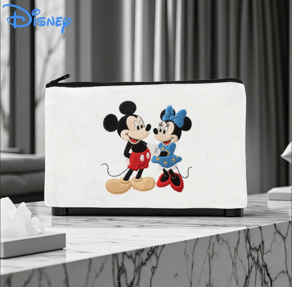 1PC Disney Mickey & Minnie Emb - Embroidery Effect Canva ulasan dan harga