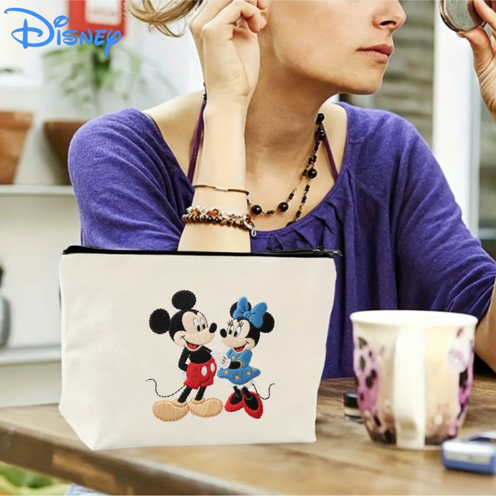 1PC Disney Mickey & Minnie Emb - Embroidery Effect Canva ulasan dan harga