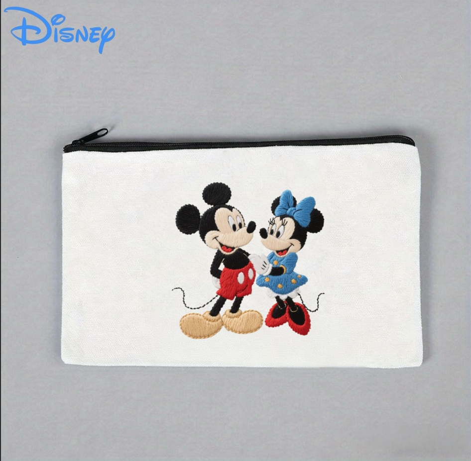 1PC Disney Mickey & Minnie Emb - Embroidery Effect Canva ulasan dan harga