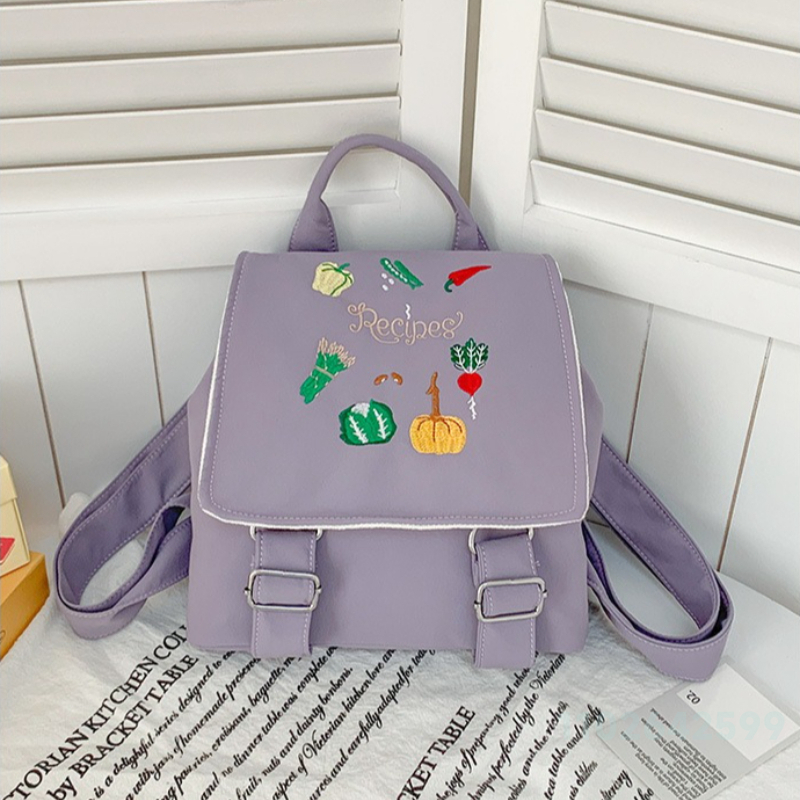 New Women's Backpack Fashion H - Embroidery Frame ulasan dan harga