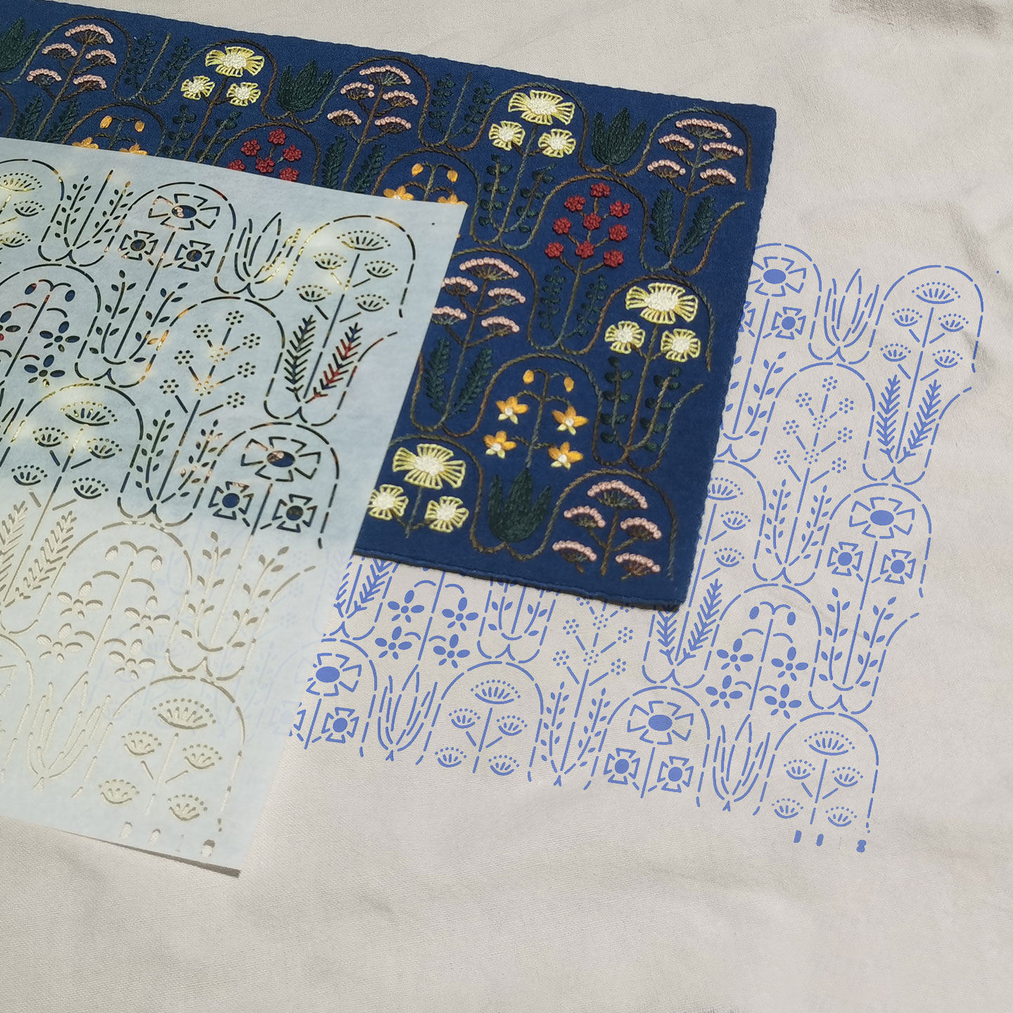 Handmade Soft Template Embroid - Embroidery Pattern ulasan dan harga