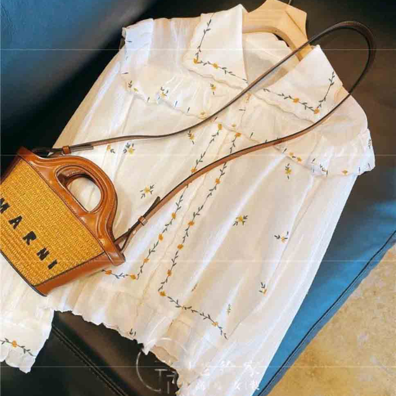 Lovely Shirts Women New Spring - Embroidery Design Love ulasan dan harga