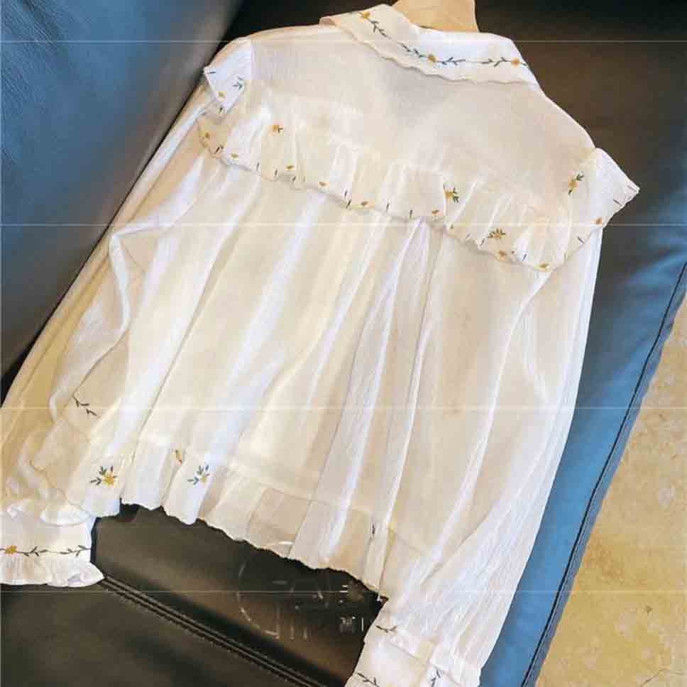 Lovely Shirts Women New Spring - Embroidery Design Love ulasan dan harga