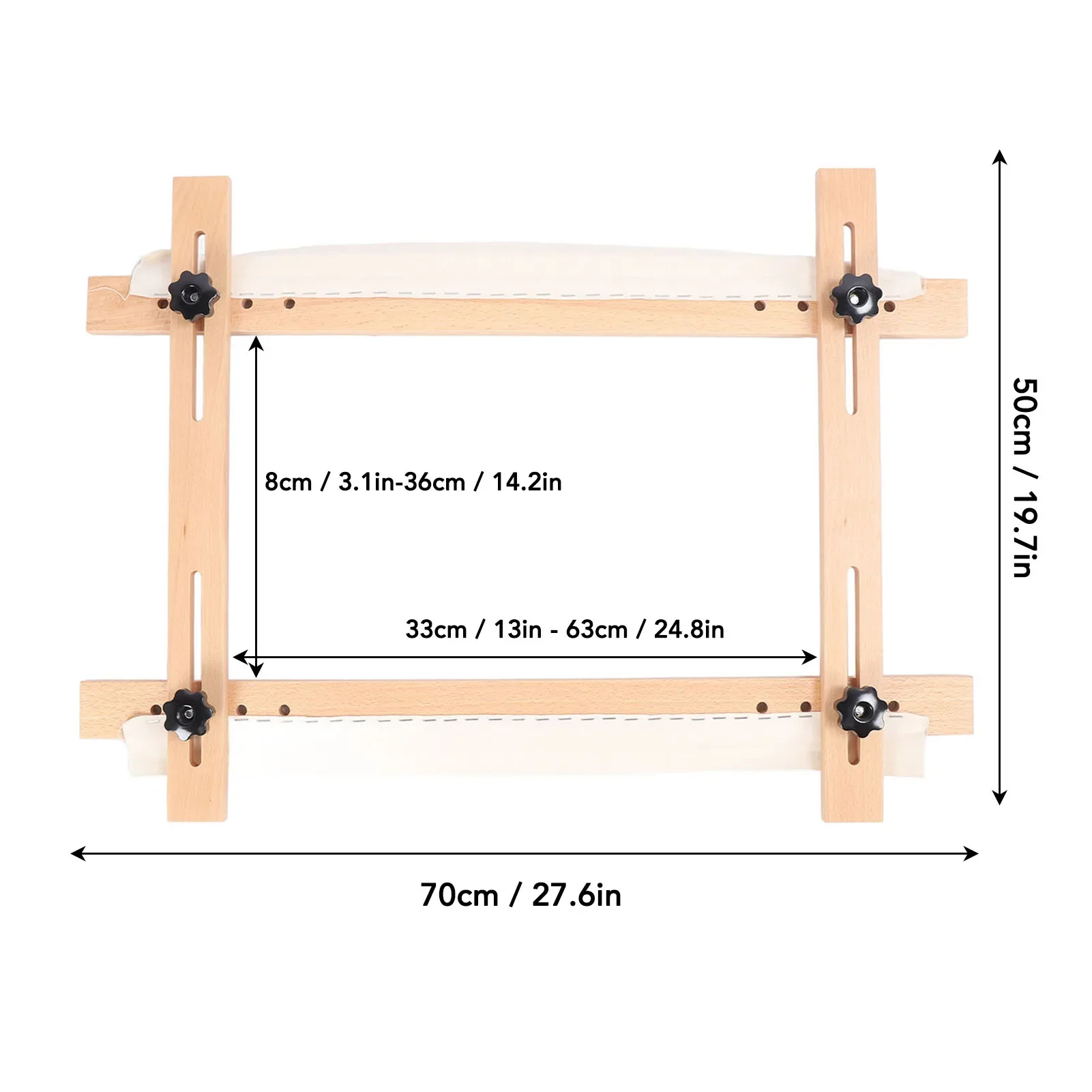 Needlepoint Stretcher Frame Re - Embroidery Frame ulasan dan harga