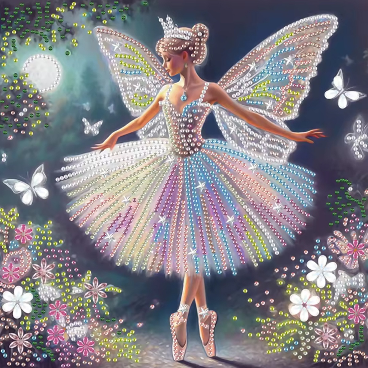 Butterfly Fairy Pattern Series - Embroidery Pattern ulasan dan harga