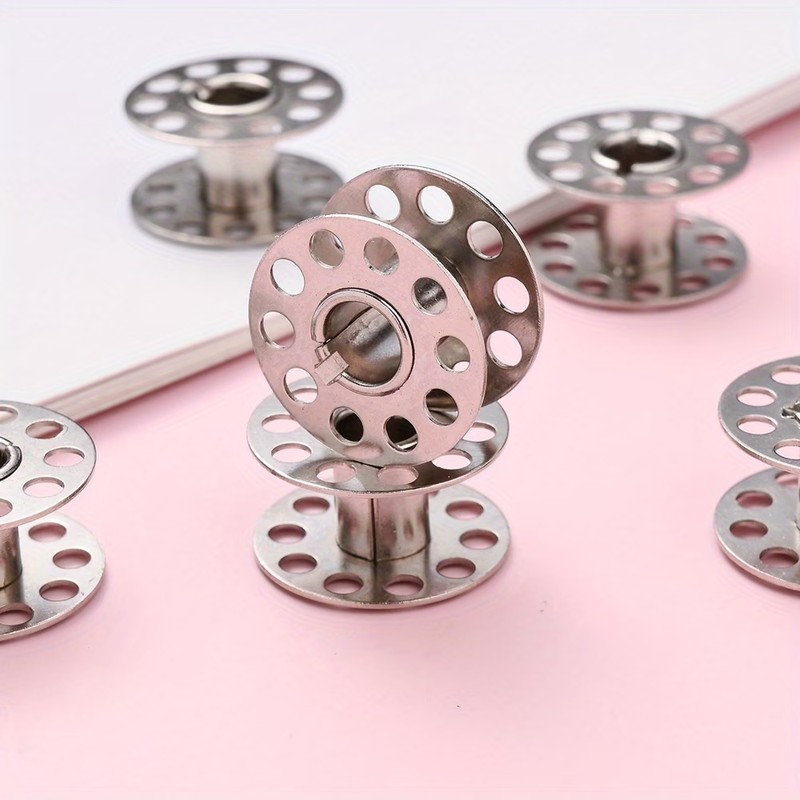 94Pcs Rustproof Metal Bobbins, - Embroidery Tools ulasan dan harga