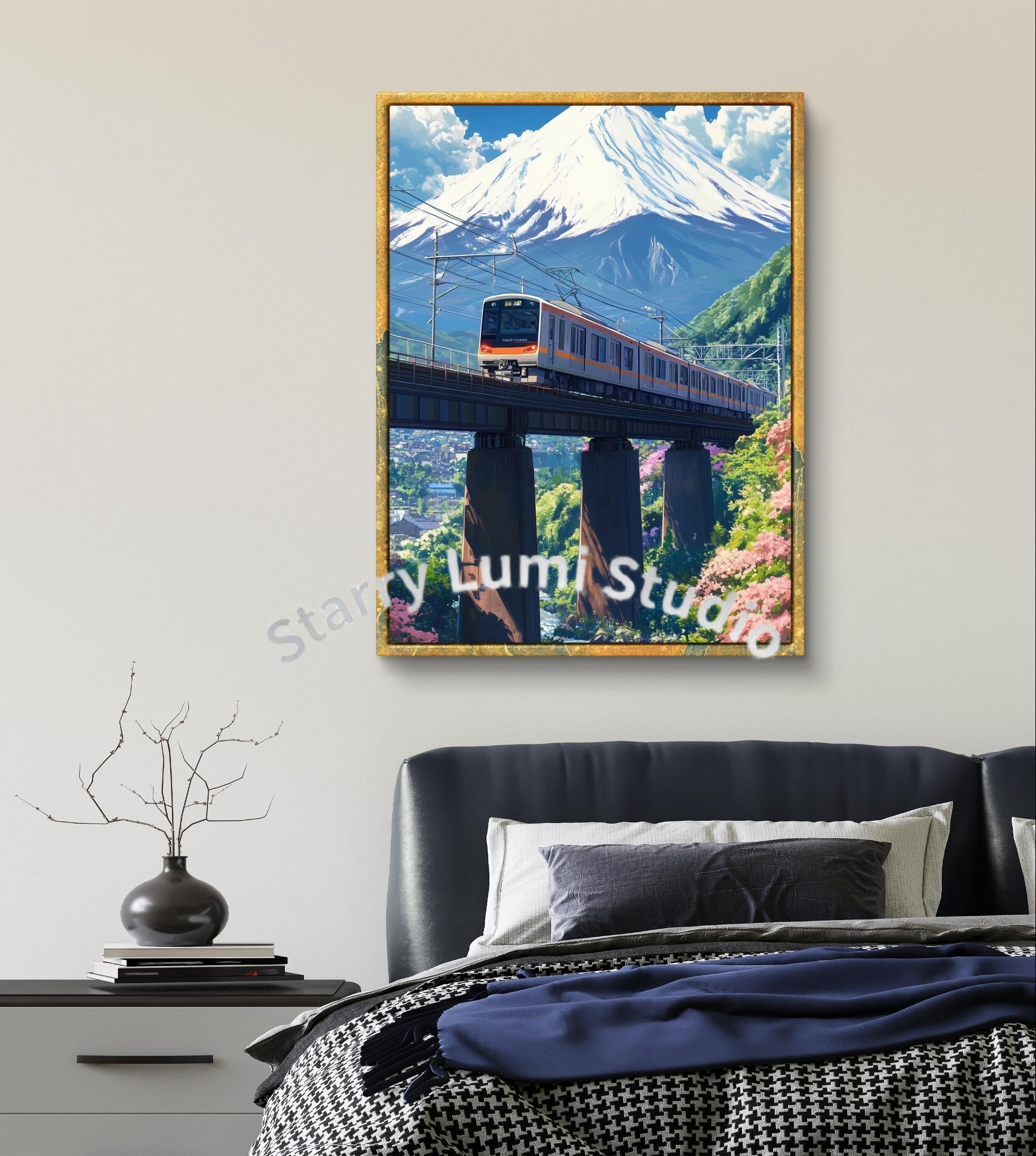 Japan Shinkansen 5D Diamond Pa - Embroidery Pattern ulasan dan harga