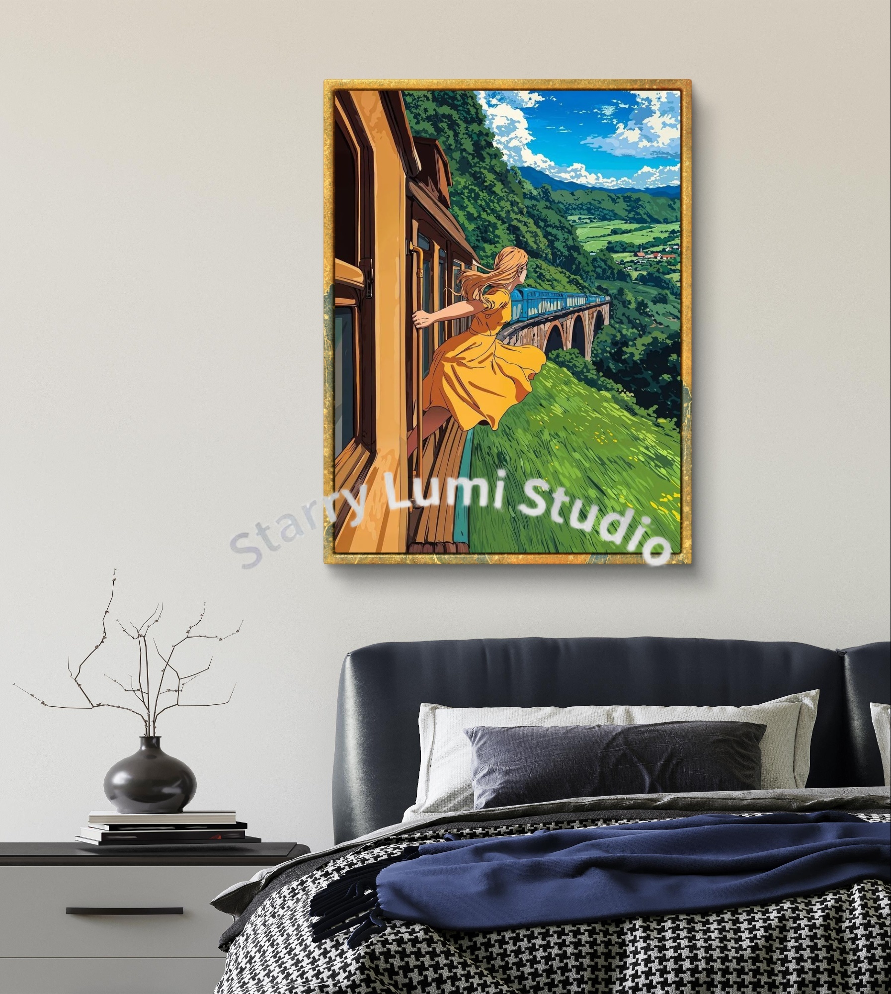 Japan Shinkansen 5D Diamond Pa - Embroidery Pattern ulasan dan harga