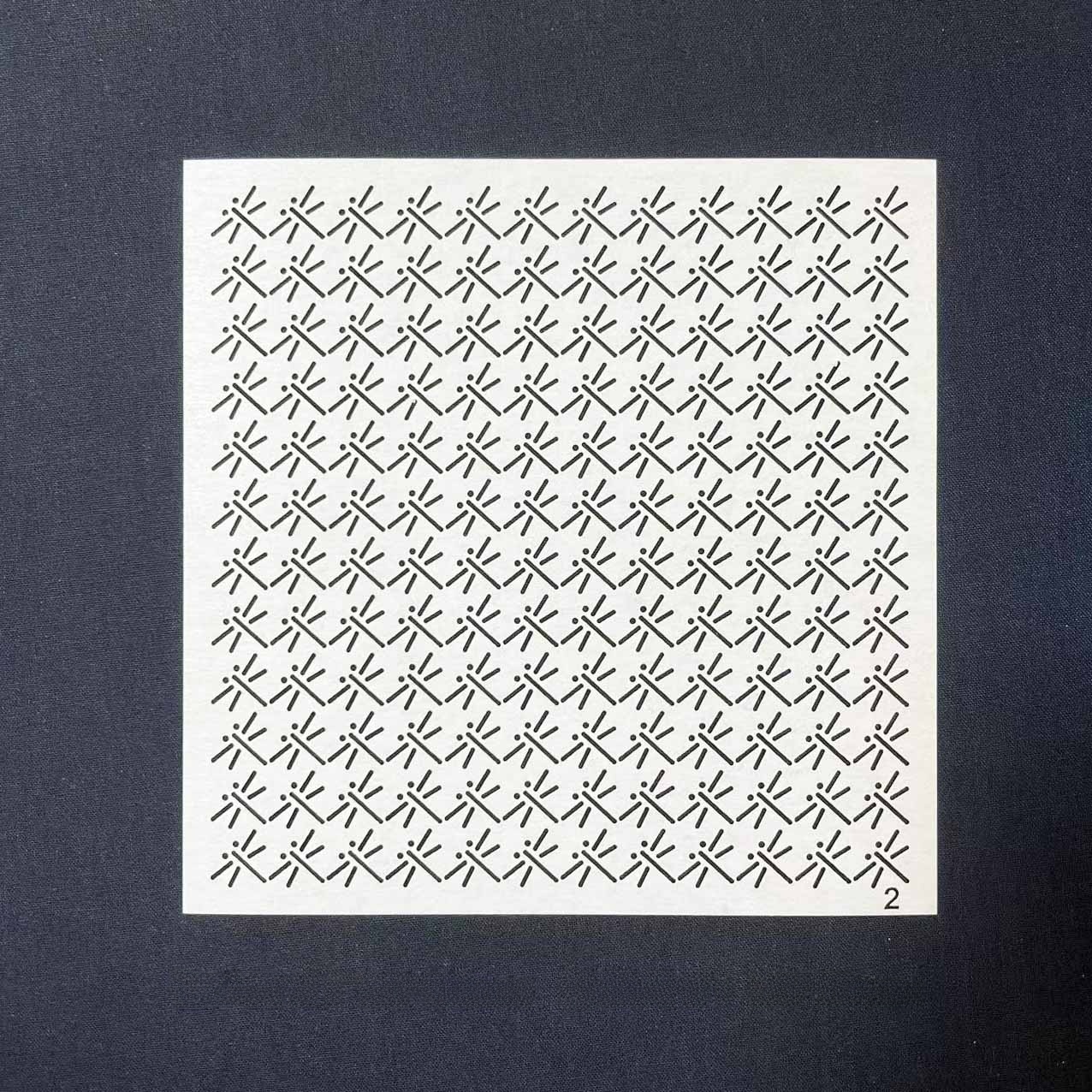 Soft Embroidery Stencil R24 Dr - Embroidery Pattern ulasan dan harga