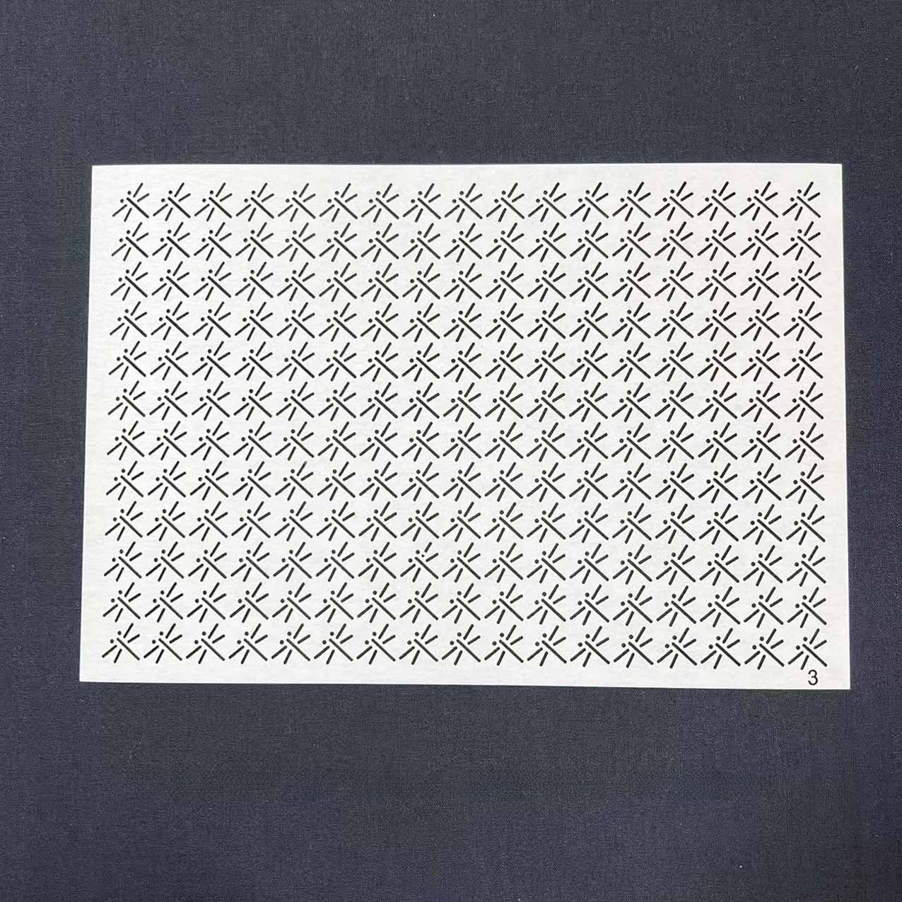 Soft Embroidery Stencil R24 Dr - Embroidery Pattern ulasan dan harga