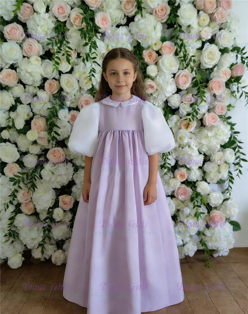 Quality Lovely Flower Girl Dre - Embroidery Design Love ulasan dan harga