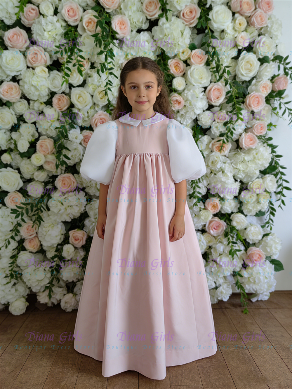 Quality Lovely Flower Girl Dre - Embroidery Design Love ulasan dan harga