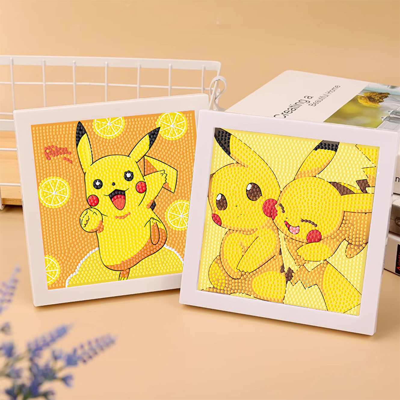 Keeppley&Pokemon Crystal Diamo - Embroidery Frame ulasan dan harga