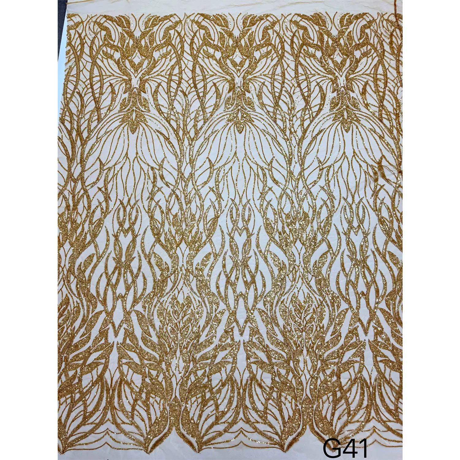 1yard soft Lace fabric Geometr - Embroidery Pattern ulasan dan harga