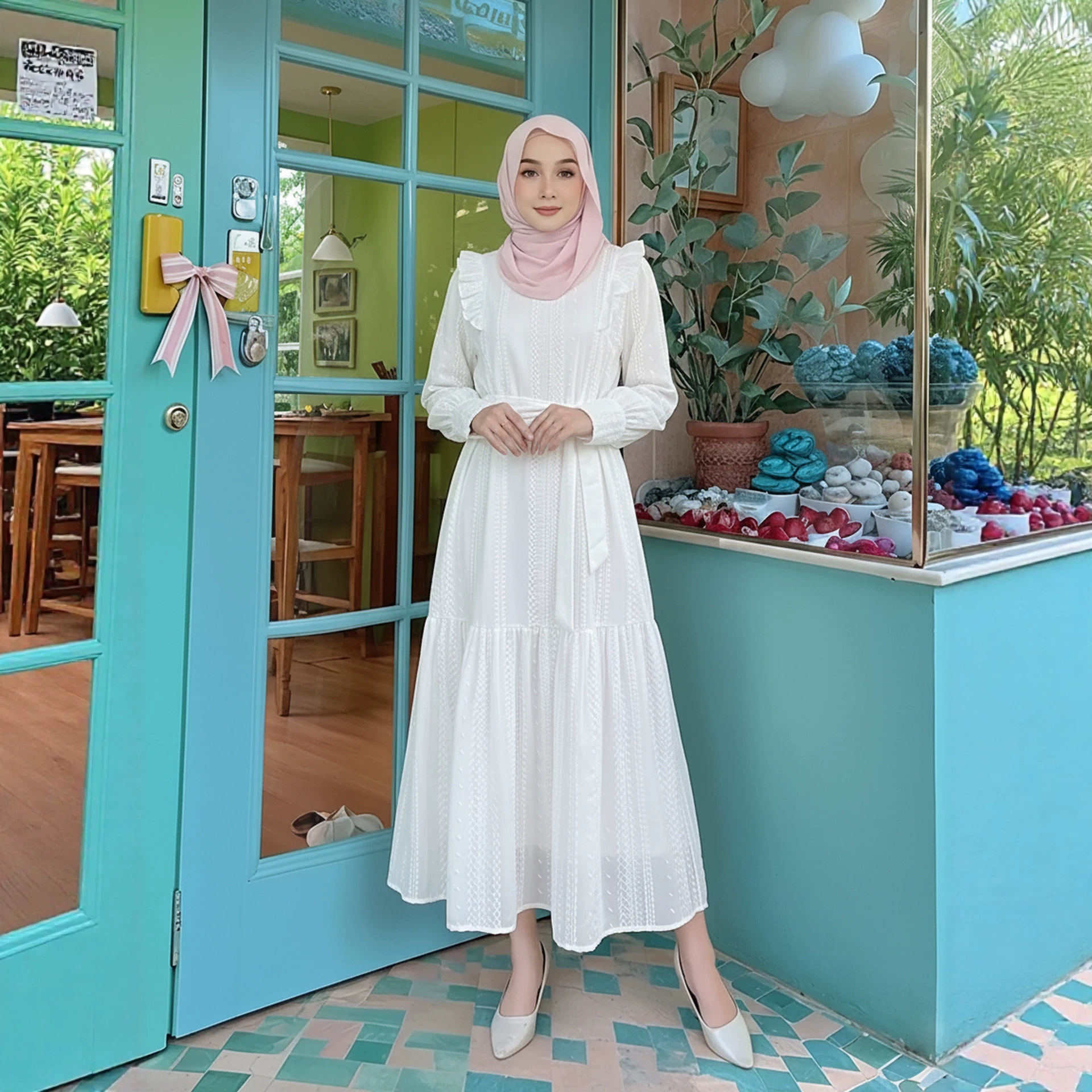 Muslim Dubai Malaysia Indonesi - Embroidery In Indonesia ulasan dan harga