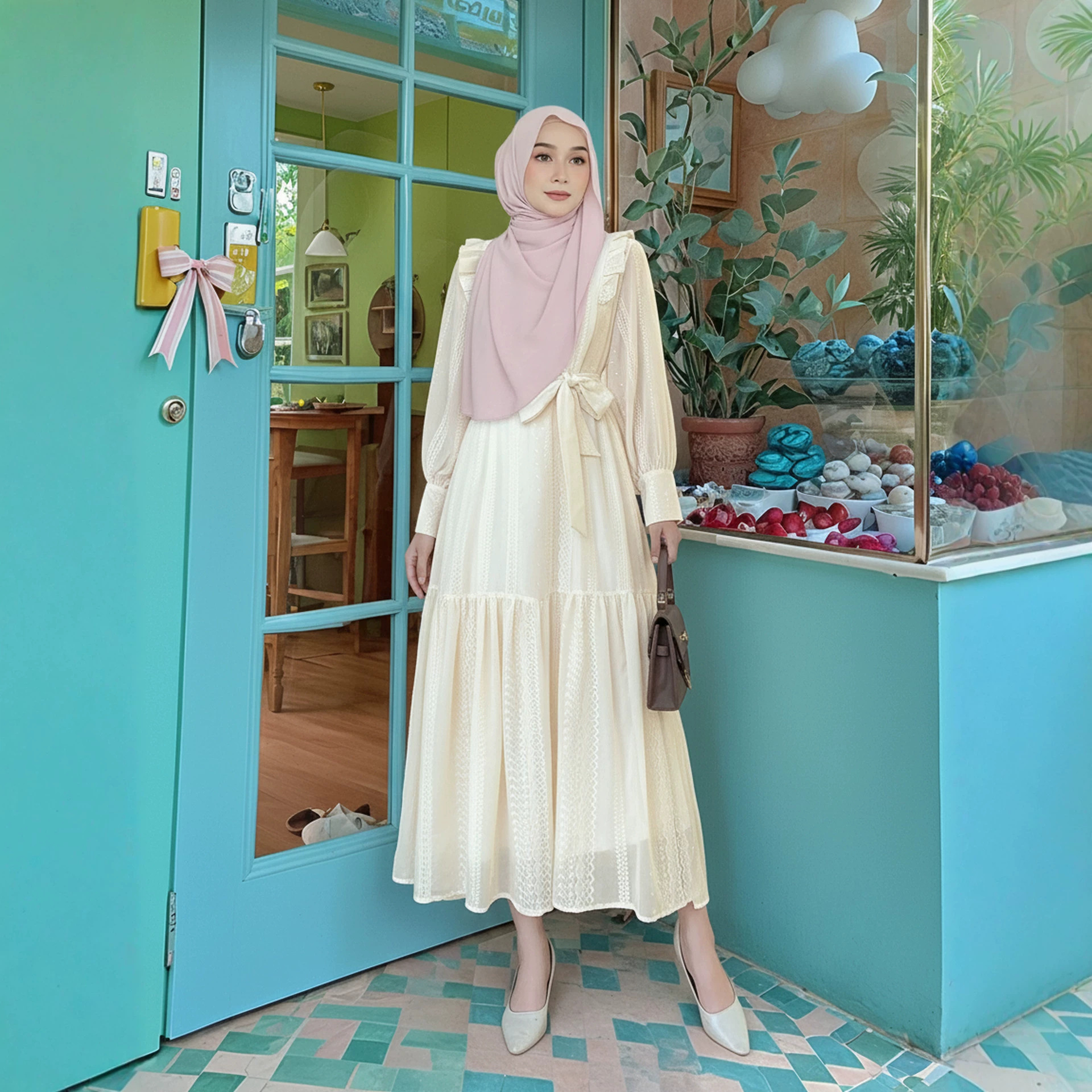 Muslim Dubai Malaysia Indonesi - Embroidery In Indonesia ulasan dan harga