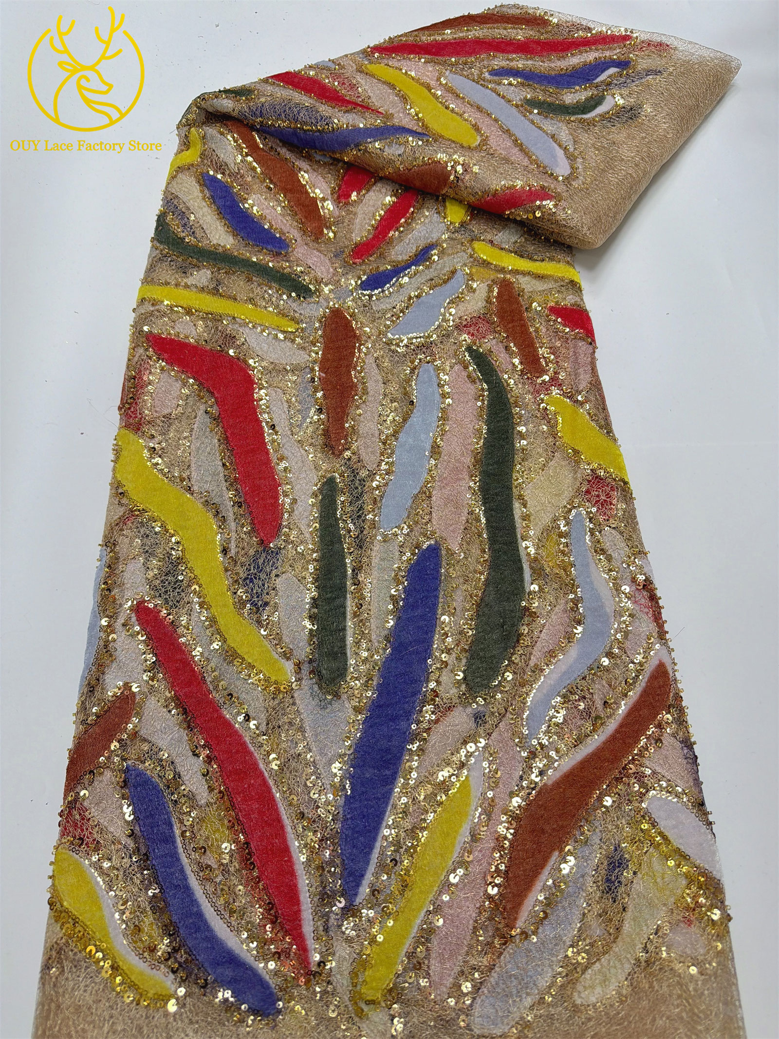 Golden Yellow French Tulle Emb - Embroidery Yellow Dress ulasan dan harga