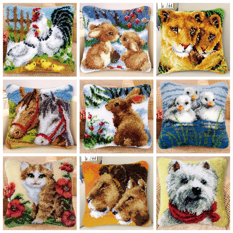 Rabbit Horse Latch Hook Kits S - Embroidery Horse ulasan dan harga