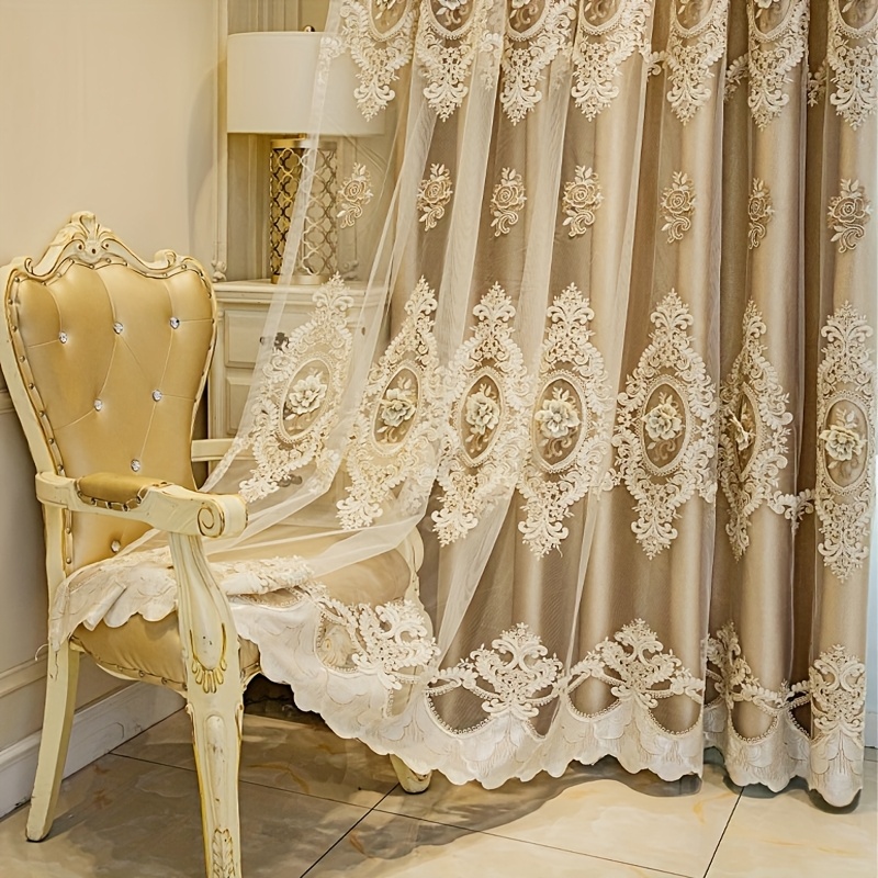 1pc Luxury Double-layer Europe - Embroidery Pattern ulasan dan harga