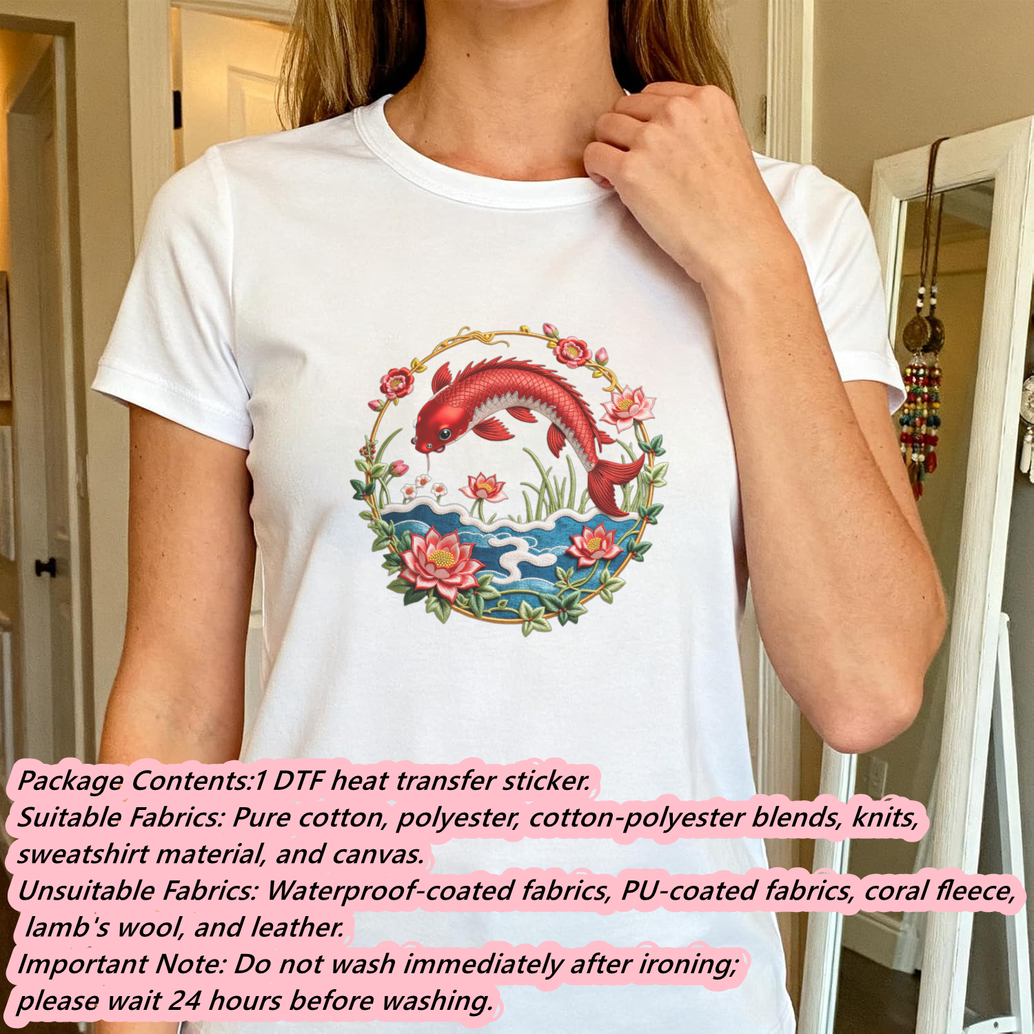 1 Piece of Clothing Imitation  - Embroidery Pattern ulasan dan harga