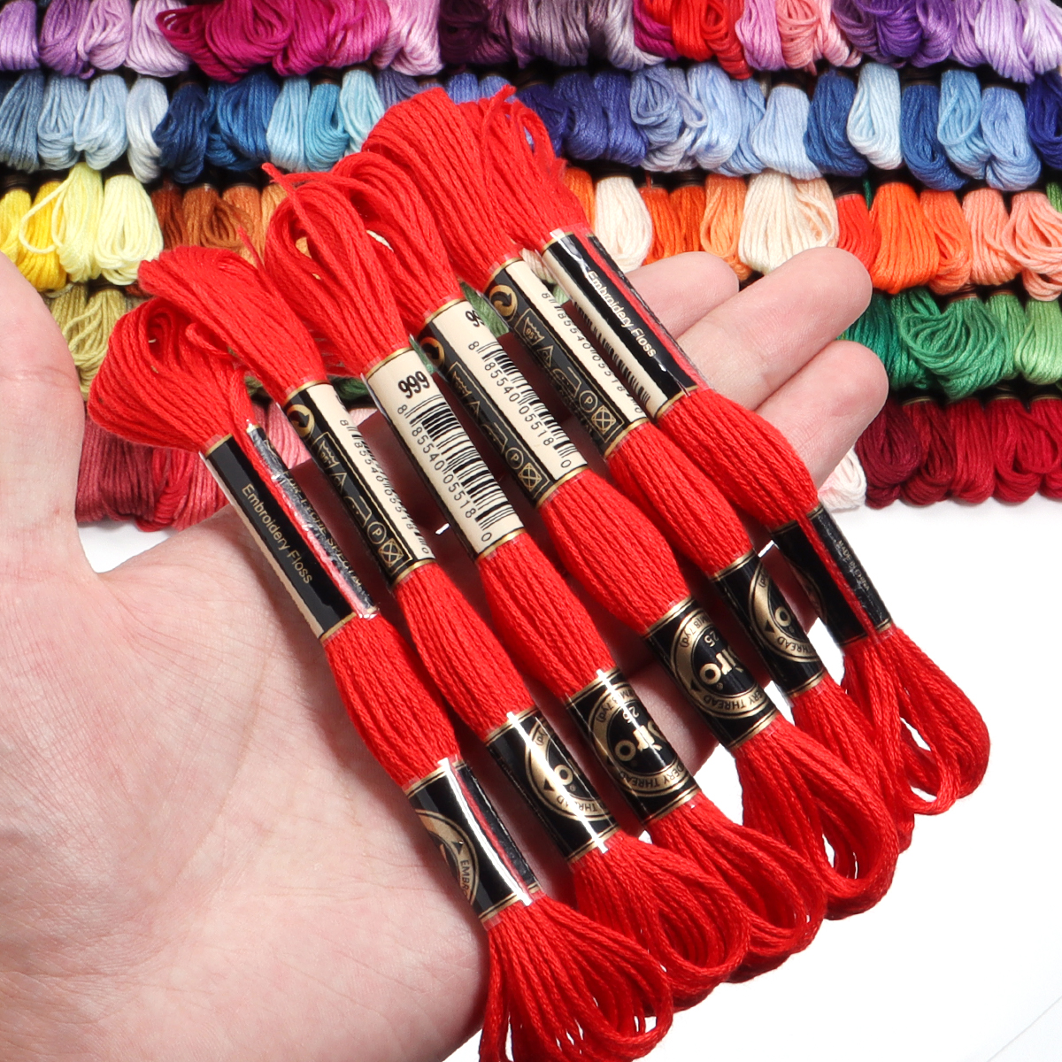 6Pcs/Lot Multicolor Polyester  - Embroidery Tools ulasan dan harga