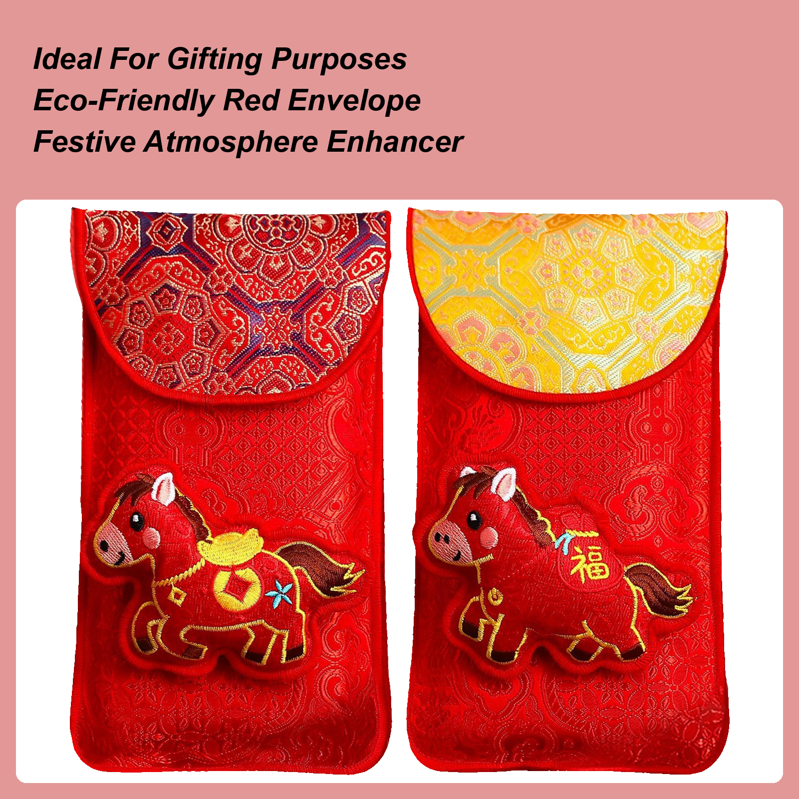 Year Of The Horse Embroidered  - Embroidery Horse ulasan dan harga