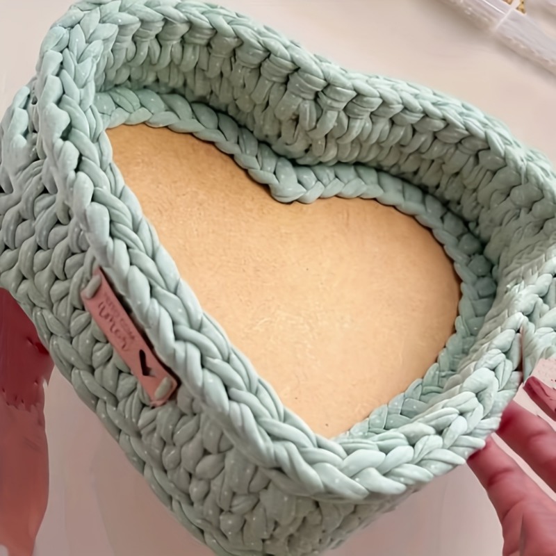 3pcs Heart-Shaped Crochet Bask - Embroidery Frame ulasan dan harga