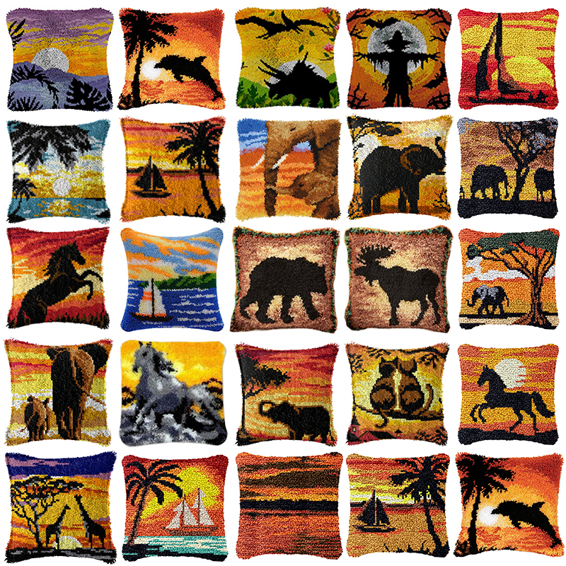 Elephant Horse Animal Latch Ho - Embroidery Horse ulasan dan harga