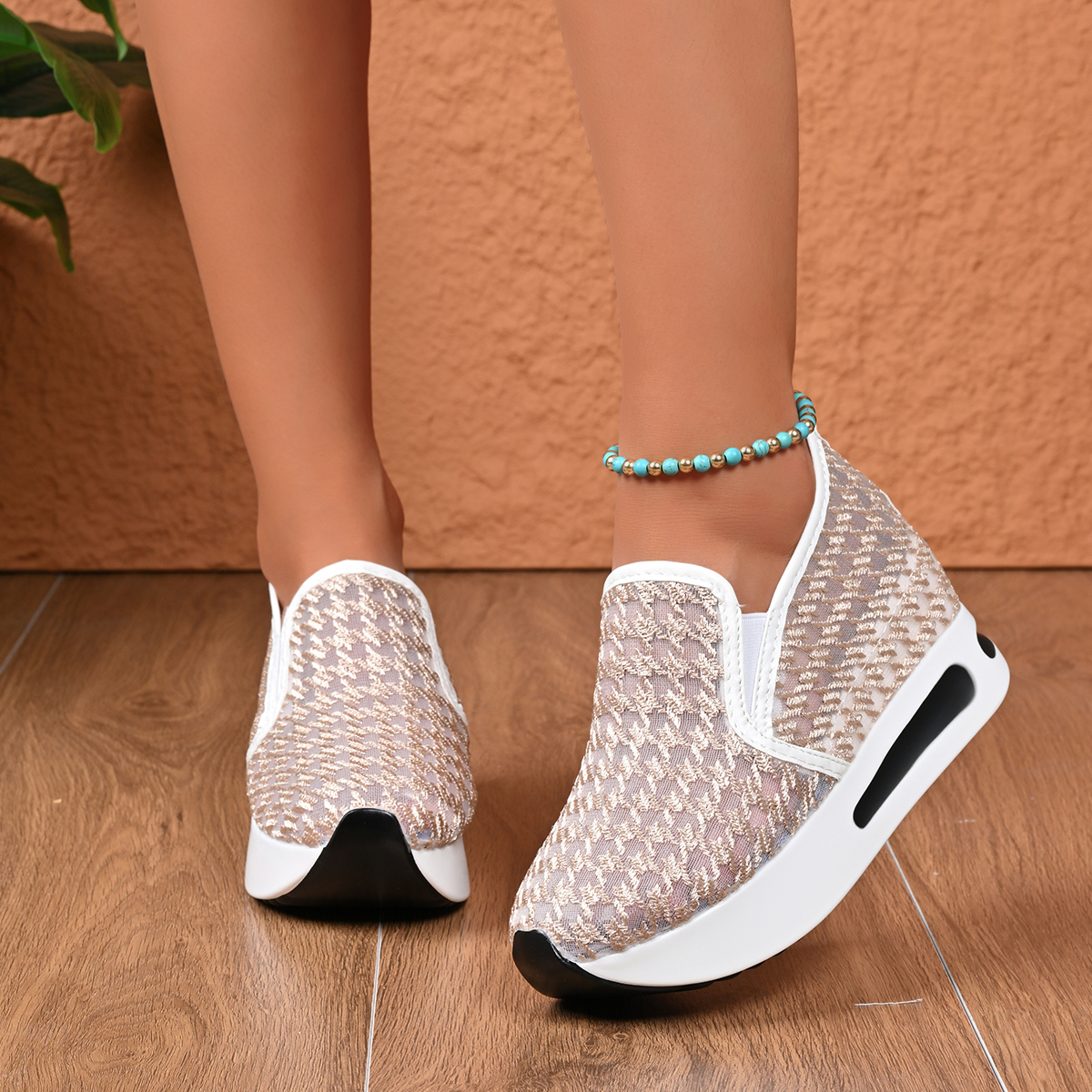 Women Sneakers Women Floral Pa - Embroidery Pattern ulasan dan harga