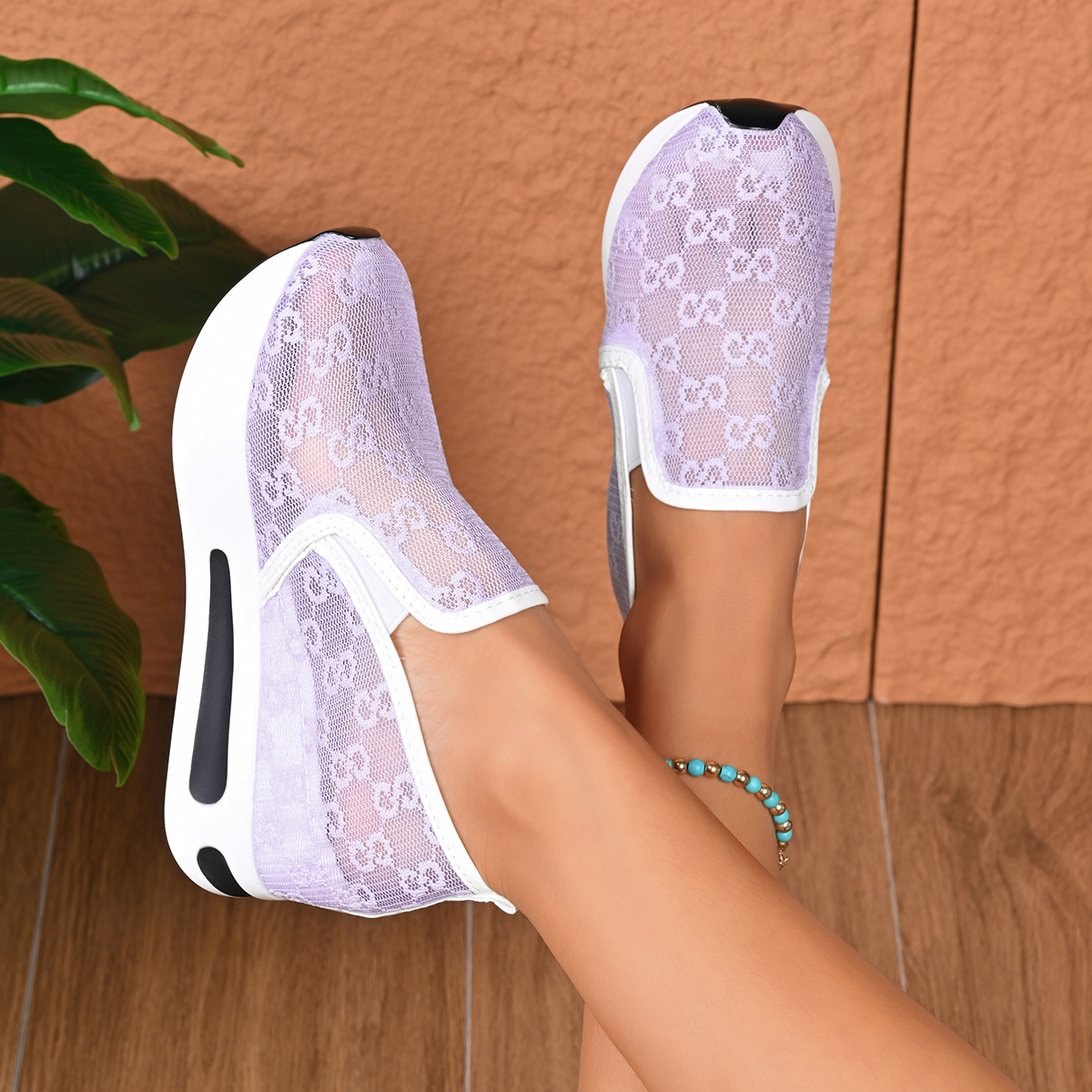 Women Sneakers Women Floral Pa - Embroidery Pattern ulasan dan harga