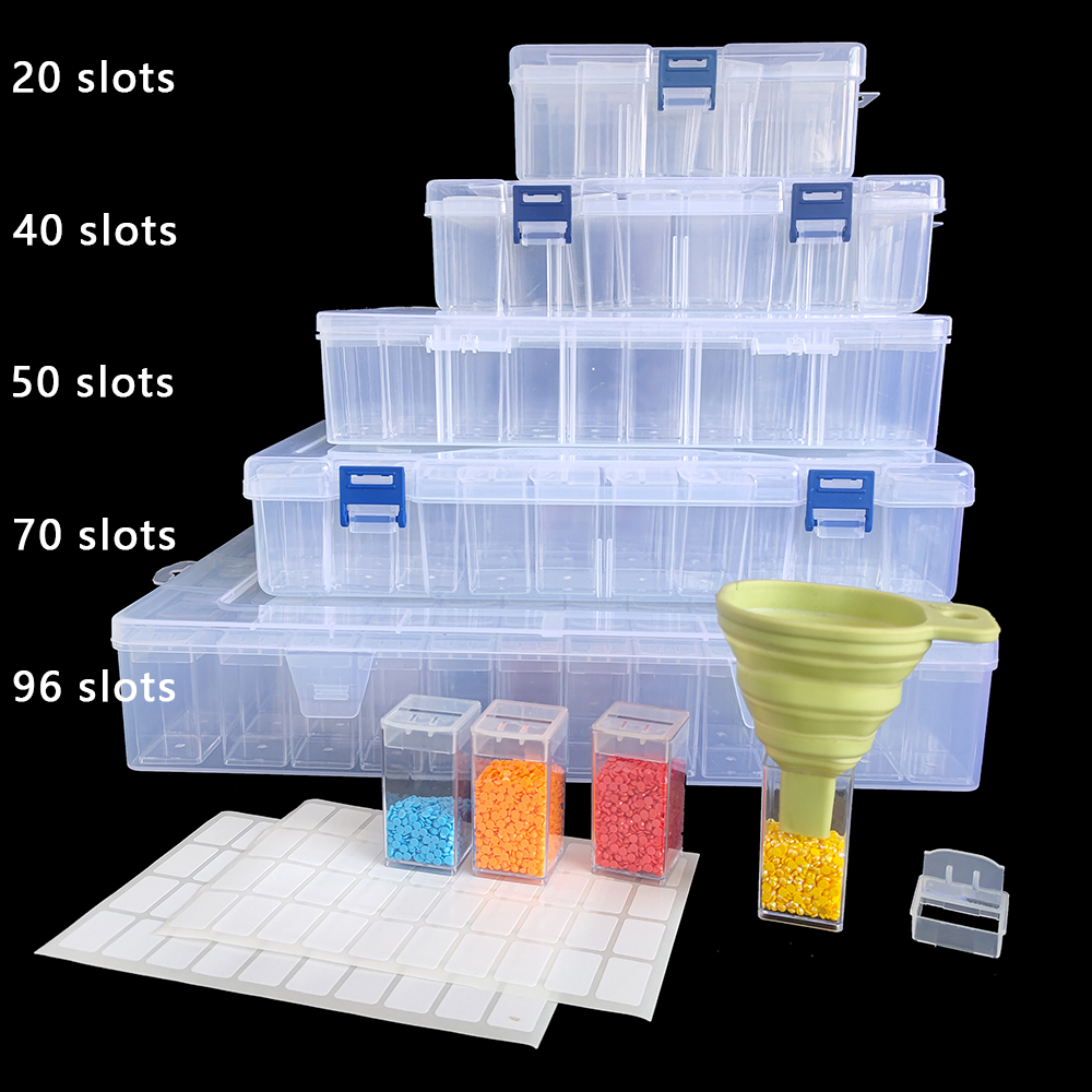 Square Plastic Diamond Paintin - Embroidery Tools ulasan dan harga