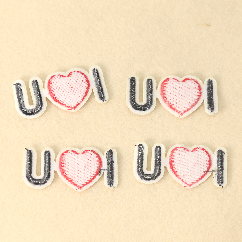 2PCS Creative Minimalist Desig - Embroidery Design Love ulasan dan harga