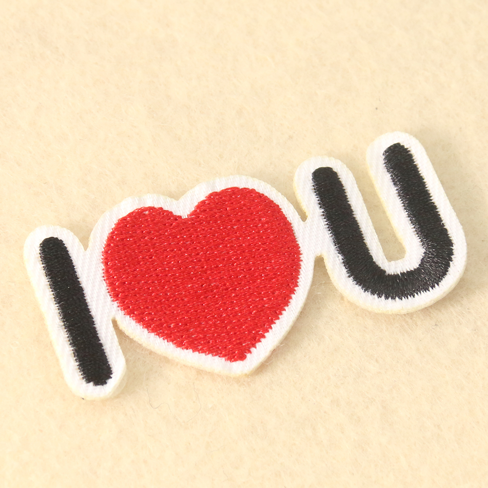 2PCS Creative Minimalist Desig - Embroidery Design Love ulasan dan harga