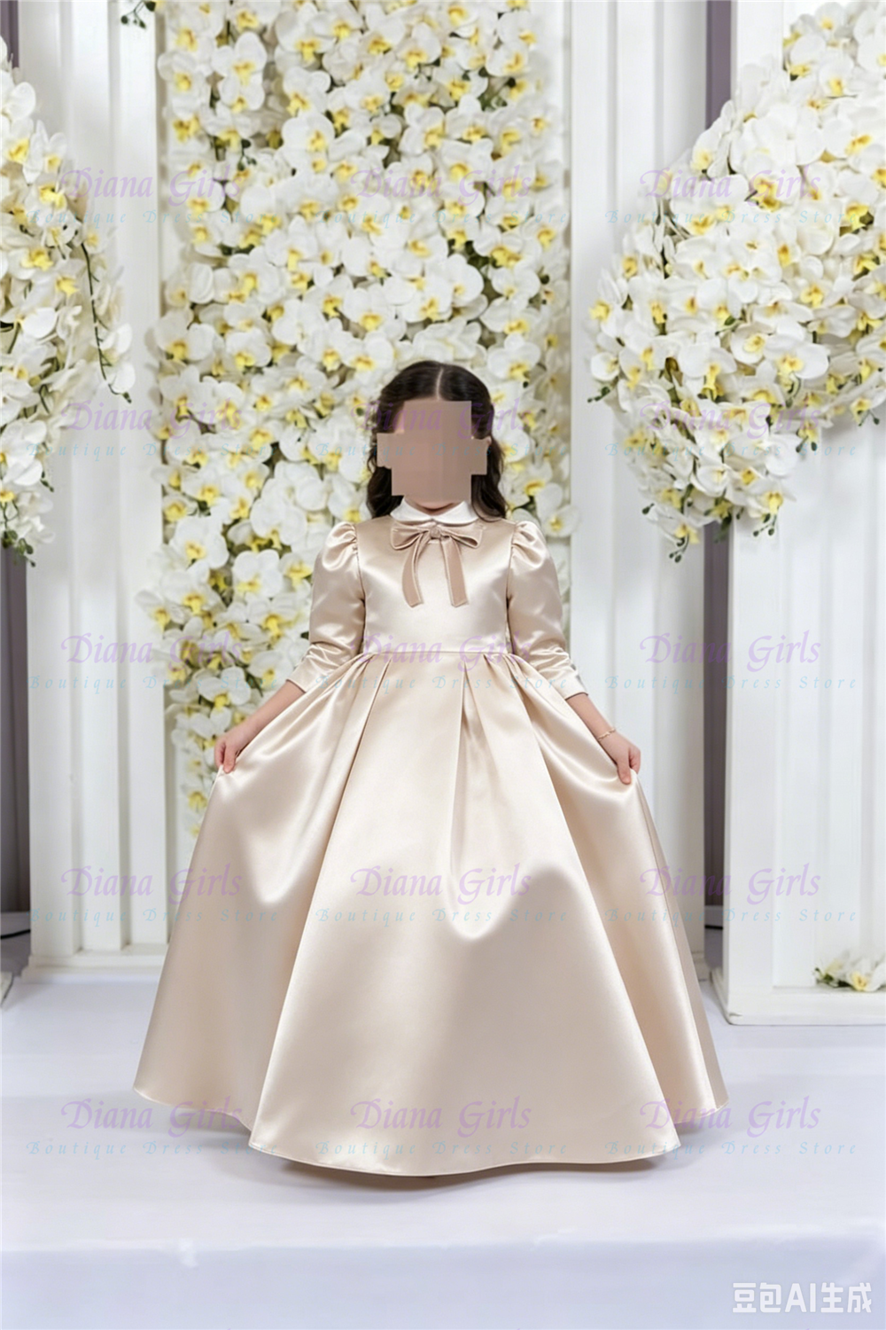 New Quality Lovely Champagne F - Embroidery Design Love ulasan dan harga