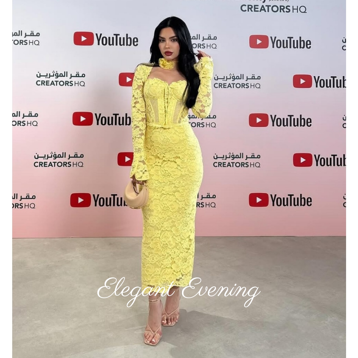 Yellow Lace Prom Dress Mermaid - Embroidery Yellow Dress ulasan dan harga
