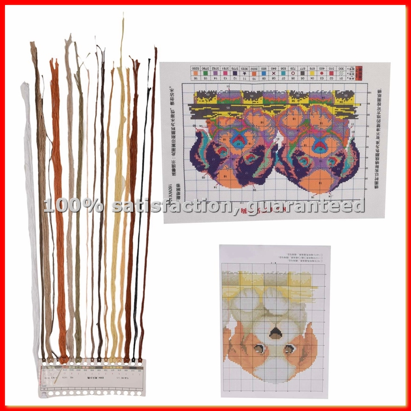 DIY Hand Knitting Print Set Em - Embroidery Pattern ulasan dan harga