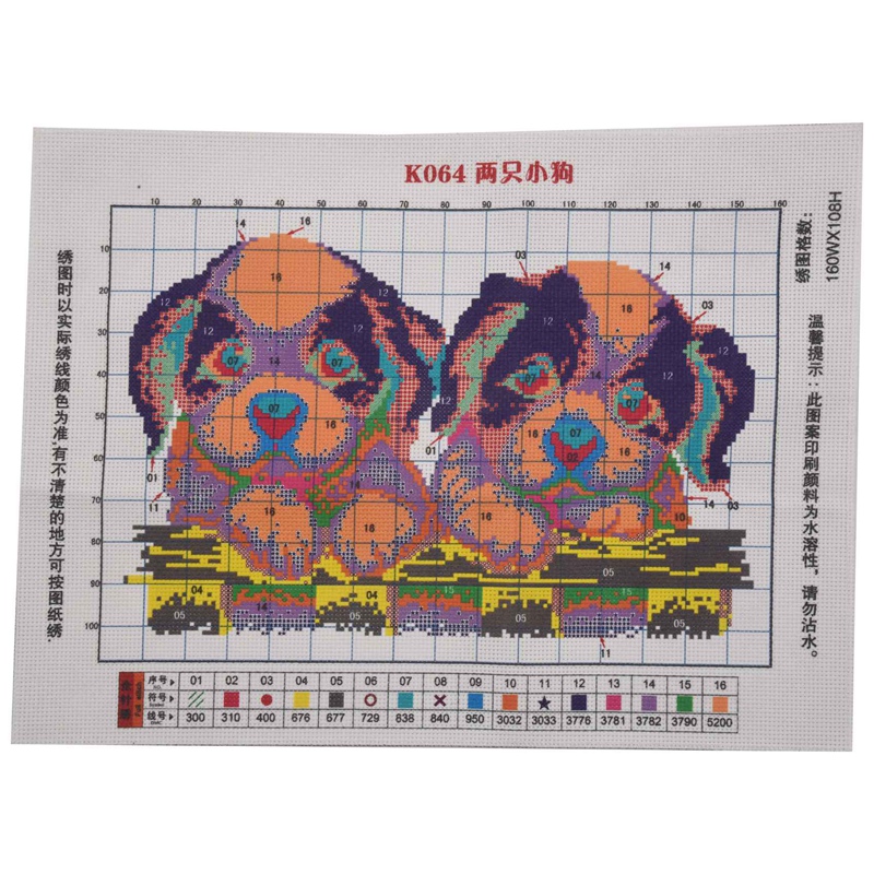 DIY Hand Knitting Print Set Em - Embroidery Pattern ulasan dan harga