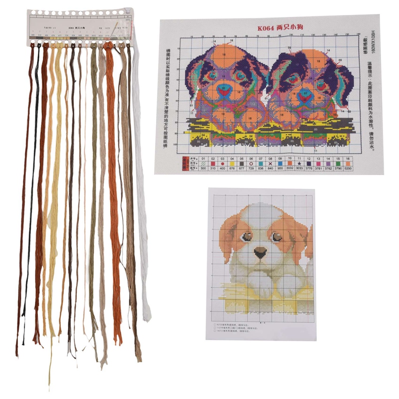 DIY Hand Knitting Print Set Em - Embroidery Pattern ulasan dan harga