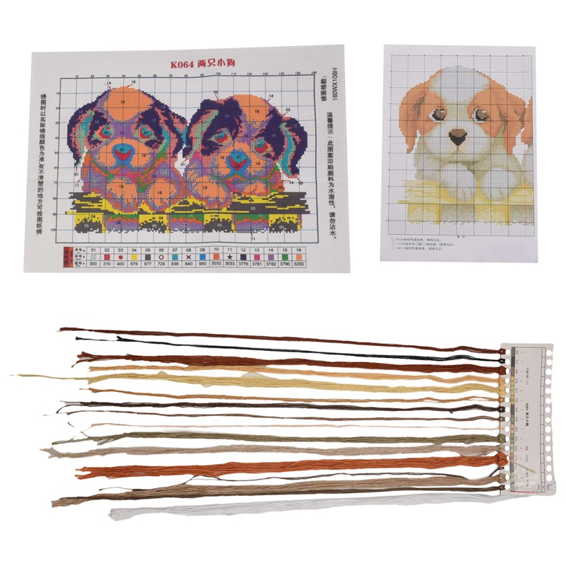 DIY Hand Knitting Print Set Em - Embroidery Pattern ulasan dan harga
